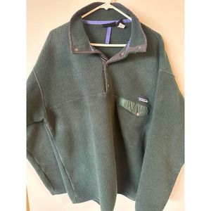 Vintage Patagonia Pullover Synchilla XL green